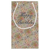 Kleine  Bloemen Verjaardag Klein Cadeauzakje (Achterkant)