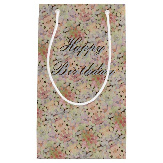 Kleine  Bloemen Verjaardag Klein Cadeauzakje (Voorkant)