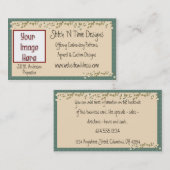 Kleine bloemen : Visitekaartjes (Voorkant / Achterkant)