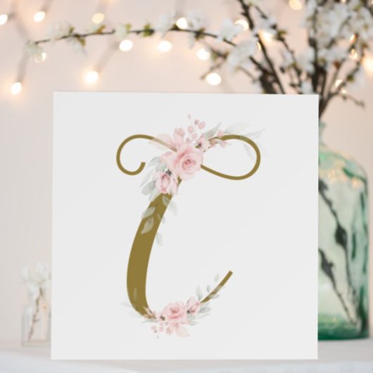 Kleine bloemenbaby's eerste shower-kraamkamer poster