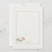 Kleine bloemendouche kaart (Achterkant)