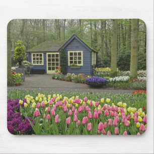 Kleine bloemenwinkel voor huisdieren, Keukenhof Ga Muismat
