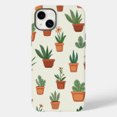 Kleine bloempot iPhone case (Achterkant)