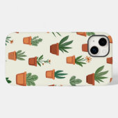 Kleine bloempot iPhone case (Achterkant (horizontaal))