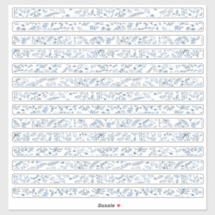 Kleine bloemranden Boho-bloemen Sticker