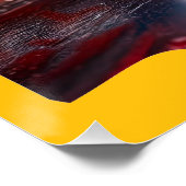 Kleine blokken met geometrische Design gestapeld Perfect Poster (Hoek)