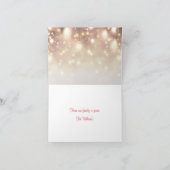 Kleine Blondine Meisje met Dachshund Kerstmis Kaart (Binnen)