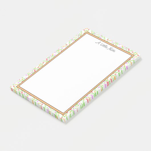 Kleine blote notities post-it® notes (Schuin)