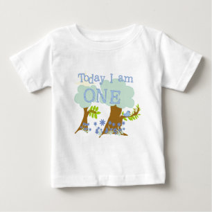 Kleine Bluebird 1e verjaardag Tshirts en geschenke