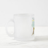 Kleine Bluebird 1e verjaardag Tshirts en geschenke Matglas Koffiemok (Links)