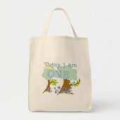 Kleine Bluebird 1e verjaardag Tshirts en geschenke Tote Bag (Voorkant)