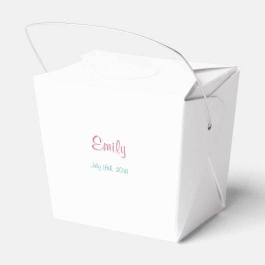 Kleine Bo Peep Favor Box Bedankdoosjes (Achterkant)