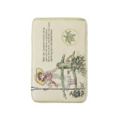 Kleine Bo-Peep: Klassieke Kate Greenaway Kwekerij Badmat (Voorkant Verticaal)