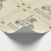 Kleine Bo-Peep: Klassieke Kate Greenaway Kwekerij Cadeaupapier (Hoek)