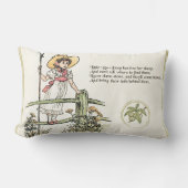 Kleine Bo-Peep: Klassieke Kate Greenaway Kwekerij Kussen (Voorkant)