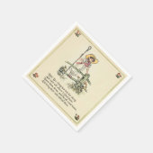 Kleine Bo-Peep: Klassieke Kate Greenaway Kwekerij Servet (Hoek)