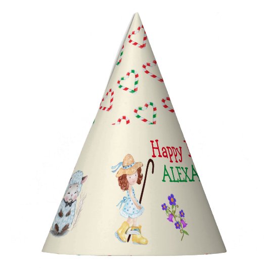 KLEINE BO PEEP VERJAARDAG FEESTHOEDJES (Links)