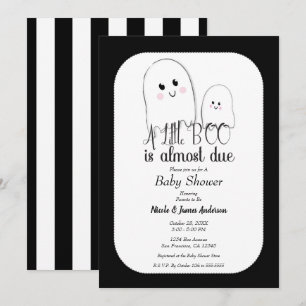 Kleine BOE bijna jarig Halloween babyshower Kaart