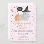 KLEINE BOE BIJNA TWEE VERJAARDAG - ROZE KAART (Voorkant / Achterkant)