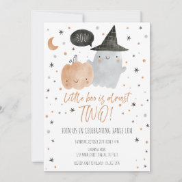 KLEINE BOE BIJNA TWEE VERJAARDAG - WIT KAART