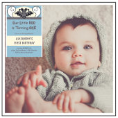 Kleine boe Eén Cute Halloween 1-jarig Kaart