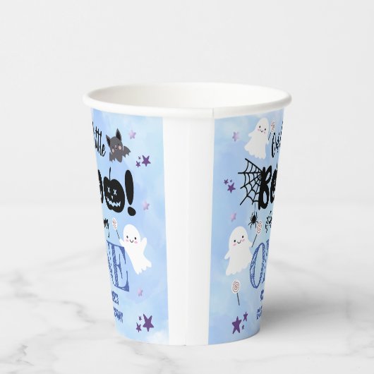 Kleine Boe! Schattige Boy Spooky Halloween 1e Verj Papieren Bekers (Rechts)