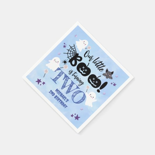 Kleine Boe! Schattige Boy Spooky Halloween 2e verj Servet (Hoek)