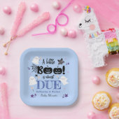 Kleine Boe! Schattige Ghosts Boy Halloween Baby sh Papieren Bordje (Feest)