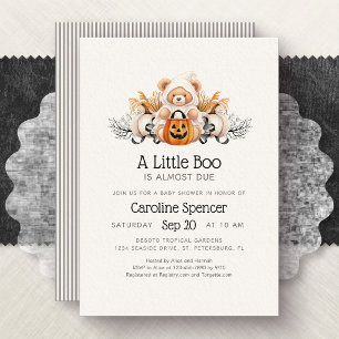 Kleine Boe Trick Or Treat Halloween Baby Shower Kaart
