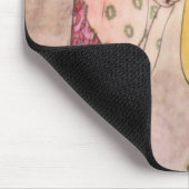 Kleine boeddhistische monk Mousepad Muismat (Hoek)