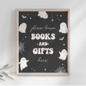 Kleine Boeken en Geschenken Party Sign Poster