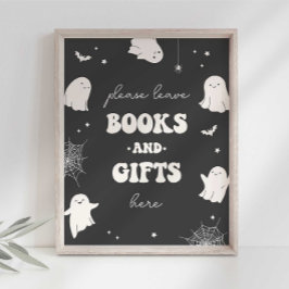 Kleine Boeken en Geschenken Party Sign Poster