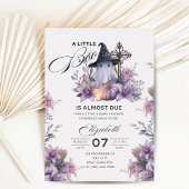 kleine boekje baby shower uitnodiging Halloween Pa