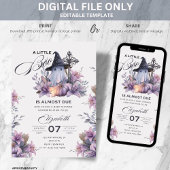 kleine boekje baby shower uitnodiging Halloween Pa