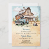 Kleine boer is een 1e verjaardagsfeestje aan het d kaart (Voorkant)