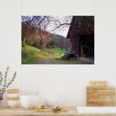 Kleine boerderij in Duitsland Poster (Keuken)