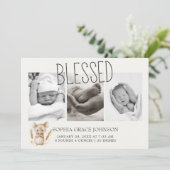 Kleine boerderij kinderkamer dieren geboorteaankon kaart (Staand voorkant)