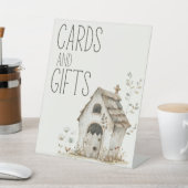 Kleine Boerderij Kwekerij Dier Baby shower Kaarten Reclamebord Met Voetstuk (Insitu)