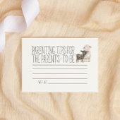 Kleine Boerderijdieren Baby shower Ouderschap Tips Notitiekaartje