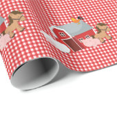 Kleine boerderijdieren inpakpapier (Rol Hoek)