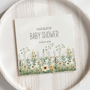 Kleine boerderijkinderkamer Dieren Baby Shower ser Servet