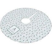 Kleine bomen | monogram boomrok kerstboom rok (Gekanteld)