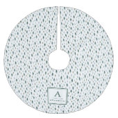 Kleine bomen | monogram boomrok kerstboom rok (Voorkant)