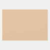 Kleine bomen, neutraal bruin, HO HO-set Inpakpapier Vel (Voorkant 2)