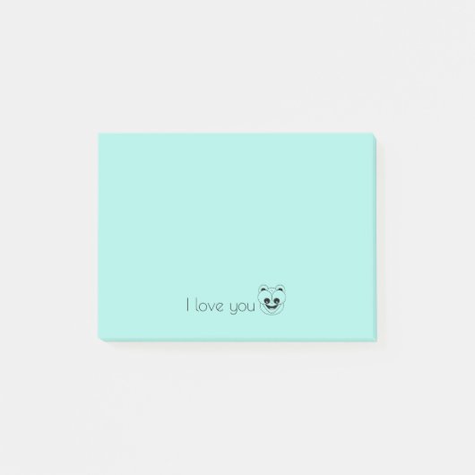 Kleine bonte man post-it® notes (Voorkant)