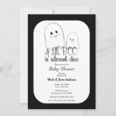Kleine BOO bijna dankzij Halloween Baby shower Kaart (Voorkant)