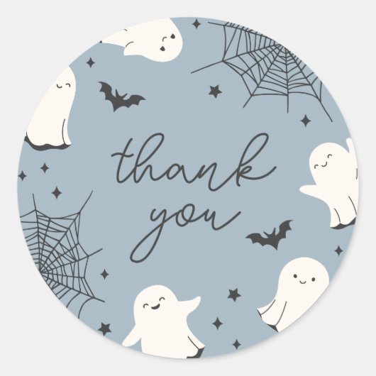 Kleine Boo Dankjewel Sticker (Voorkant)