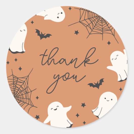Kleine Boo Dankjewel Sticker (Voorkant)