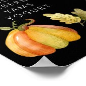 Kleine Boo | Eerste verjaardag met Halloween mijlp Poster (Hoek)