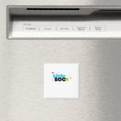 Kleine Boo Grappige Retro Magneet (Insitu (Vaatwasser))